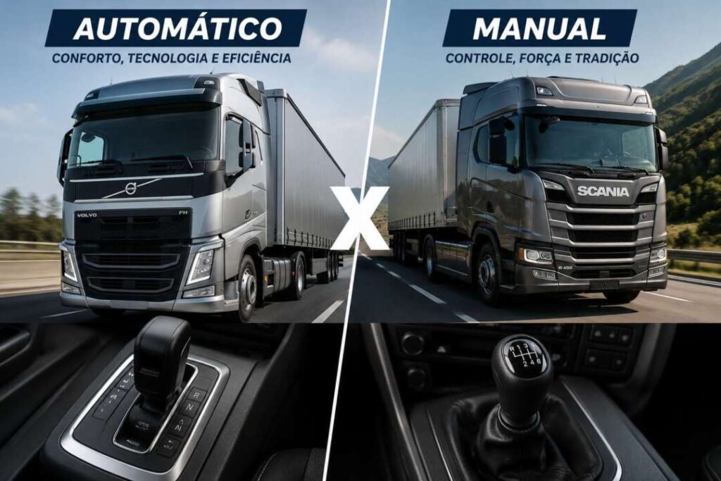 caminhão automatico ou manual