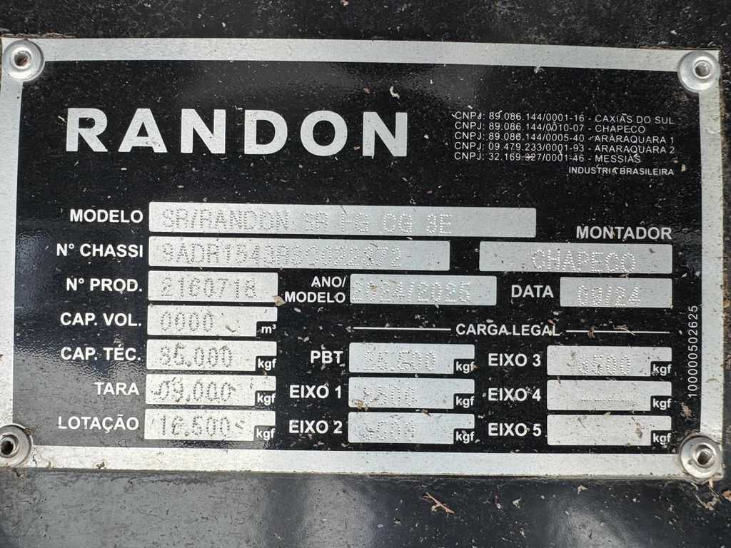 BAÚ RANDON 30 PALETES – 2025 de TB Trucks Caminhões no Paraná