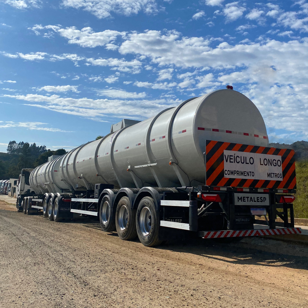 Carreta BITREM 9 EIXOS TANQUE AÇO Metalesp ANO 2024 6 Eixos de MegaTruck MS no Mato Grosso do Sul