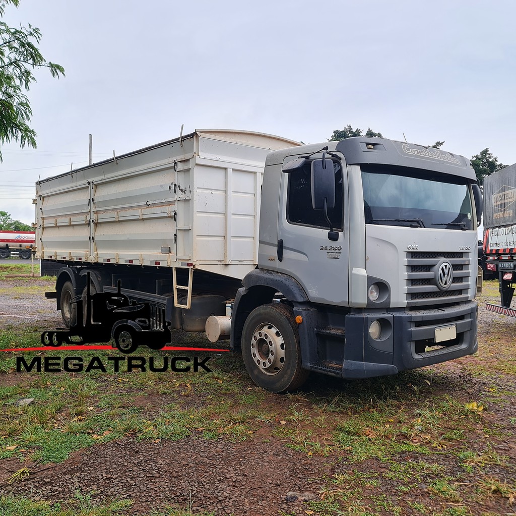Caminhão VOLKSWAGEN VW 24280 Caçamba Basculante ANO 2013 de MegaTruck MS no Mato Grosso do Sul