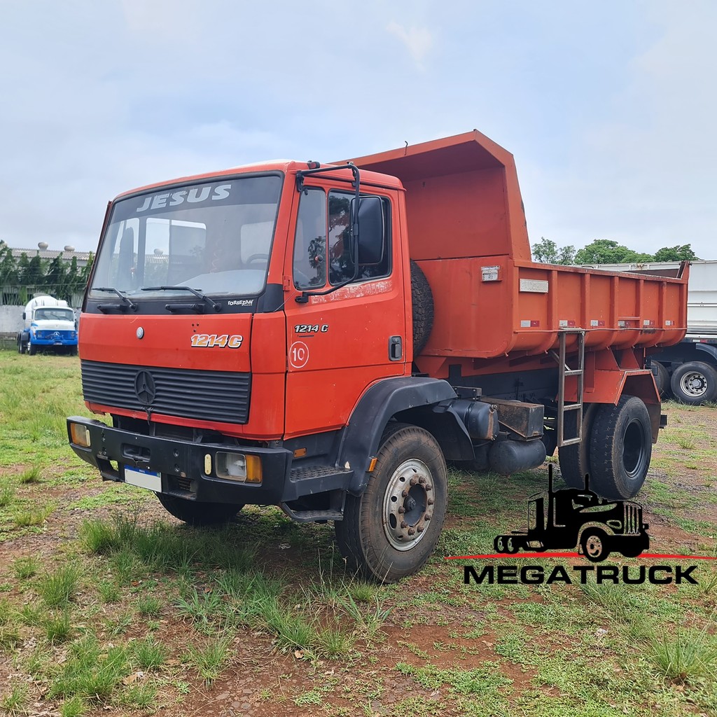 Caminhão MERCEDES BENZ MB 1214 Caçamba Basculante ANO 1997