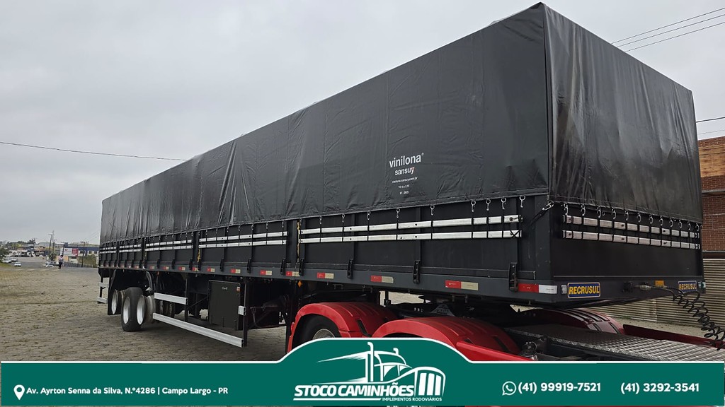 Carreta SEMI-REBOQUE GRANELEIRO Recrusul ANO 2021 3 Eixos de Stoco Caminhões no Paraná