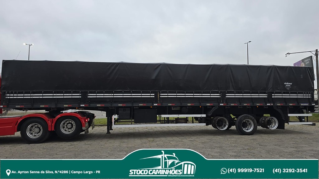 Carreta SEMI-REBOQUE GRANELEIRO Recrusul ANO 2021 3 Eixos de Stoco Caminhões no Paraná