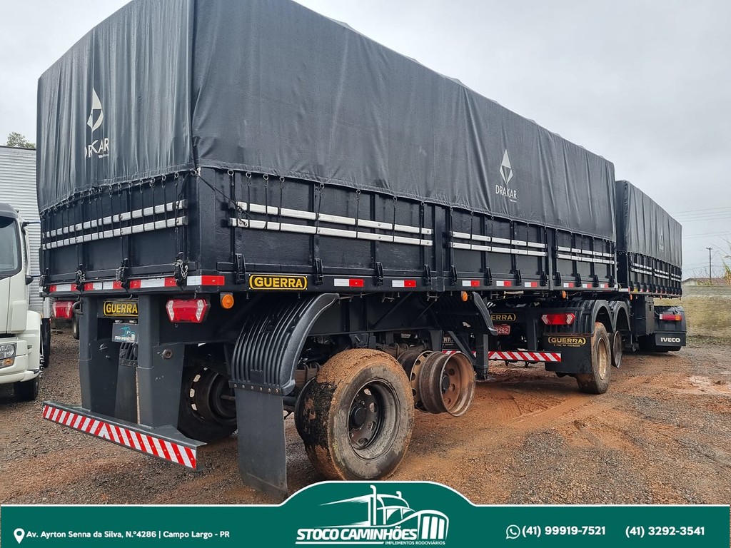 Carreta BITREM GRANELEIRO Guerra ANO 2011 4 Eixos de Stoco Caminhões no Paraná
