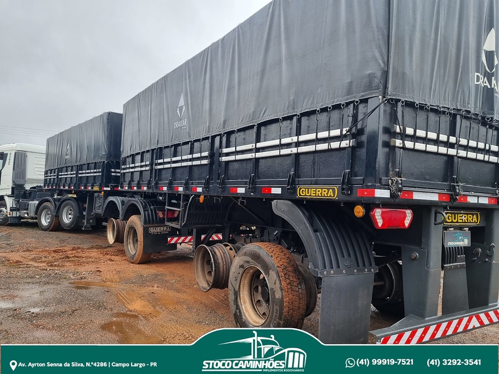 Carreta BITREM GRANELEIRO Guerra ANO 2011 4 Eixos de Stoco Caminhões no Paraná
