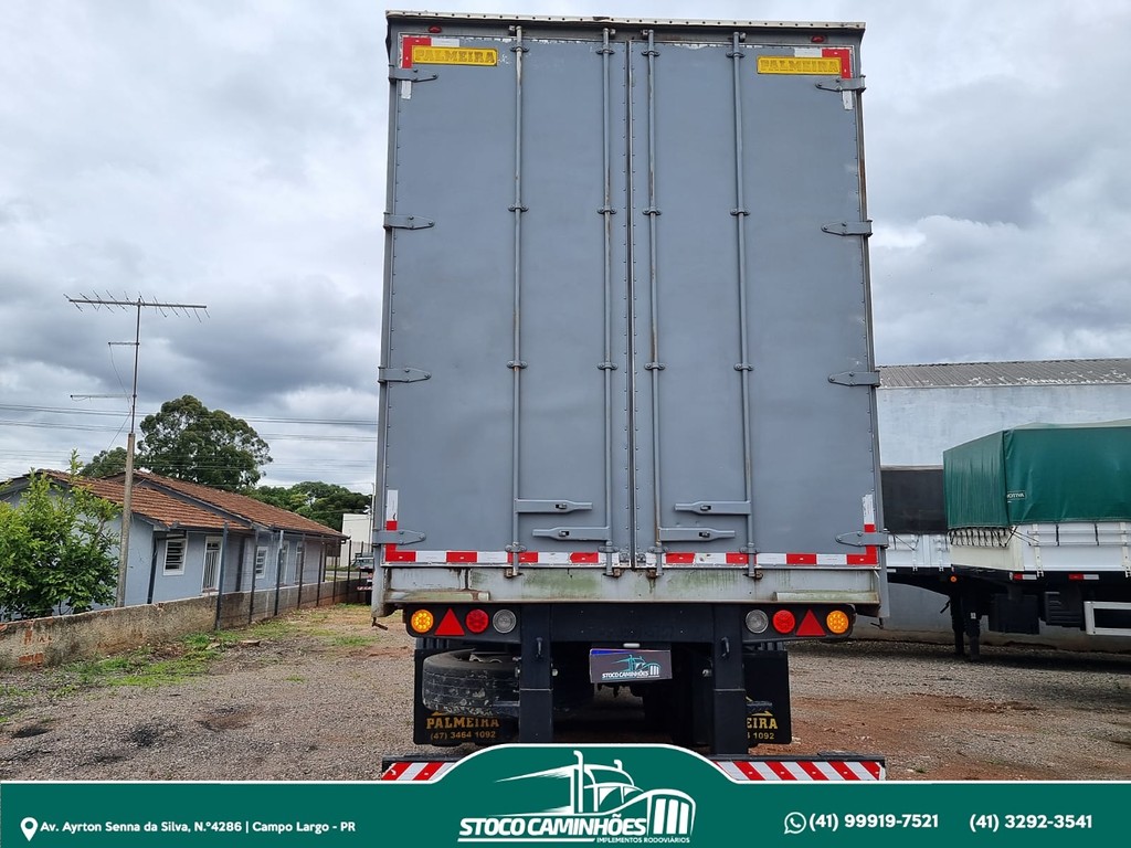 Carreta SEMI-REBOQUE BAU SIDER Palmeira ANO 2018 3 Eixos de Stoco Caminhões no Paraná