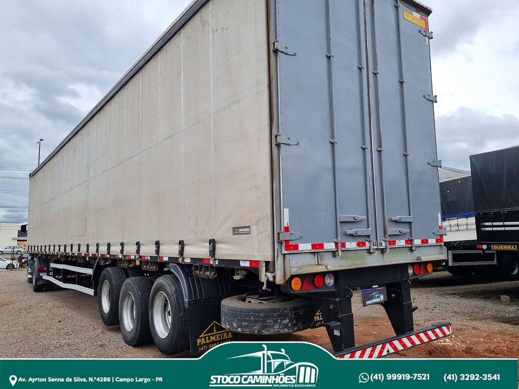 Carreta SEMI-REBOQUE BAU SIDER Palmeira ANO 2018 3 Eixos de Stoco Caminhões no Paraná
