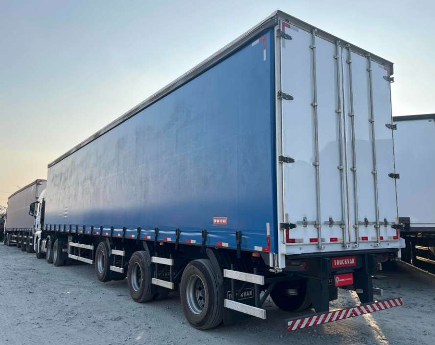 Carreta SEMI-REBOQUE BAU SIDER Truckvan ANO 2024 1 Eixo de Thiago Vamos Seminovos em São Paulo