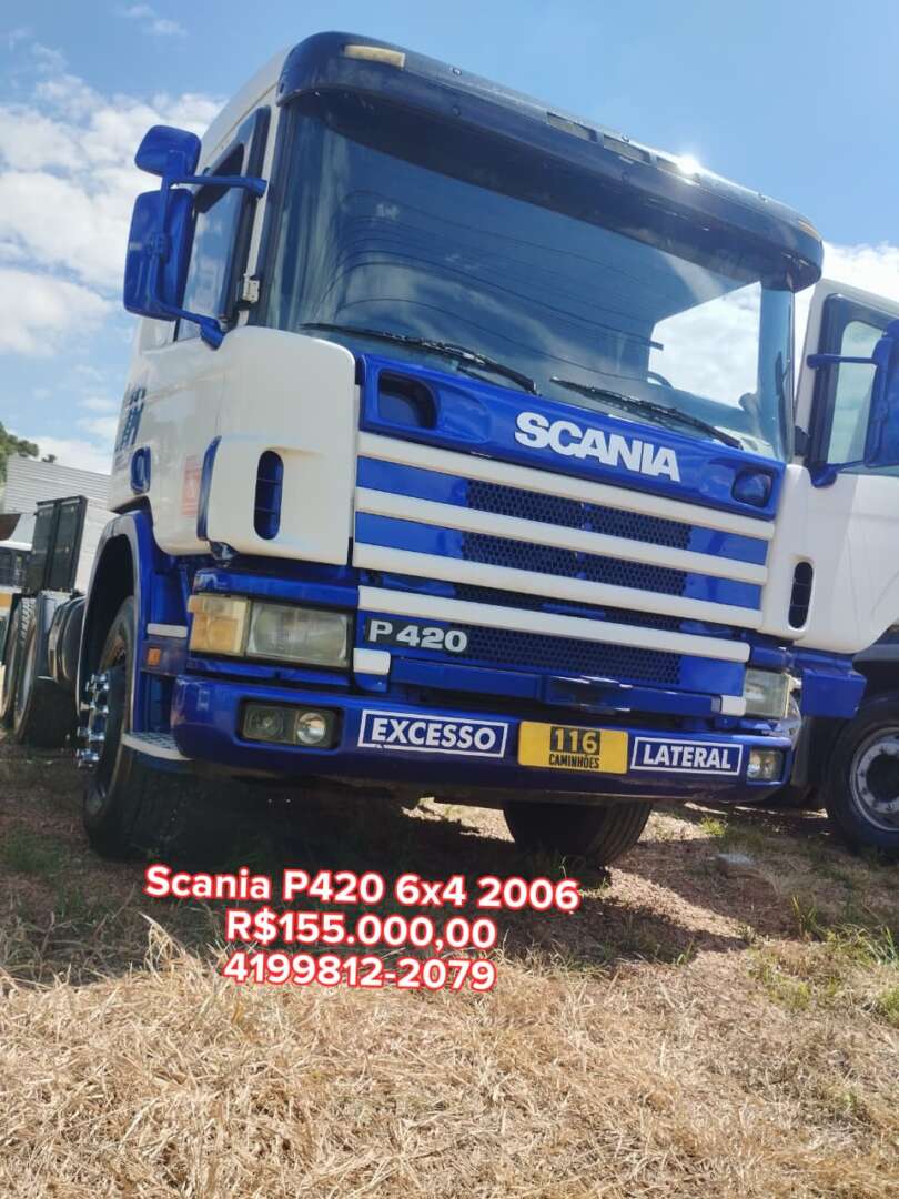 Caminhão SCANIA P420 Cavalo Mecânico ANO 2006 de 116 Caminhões no Paraná