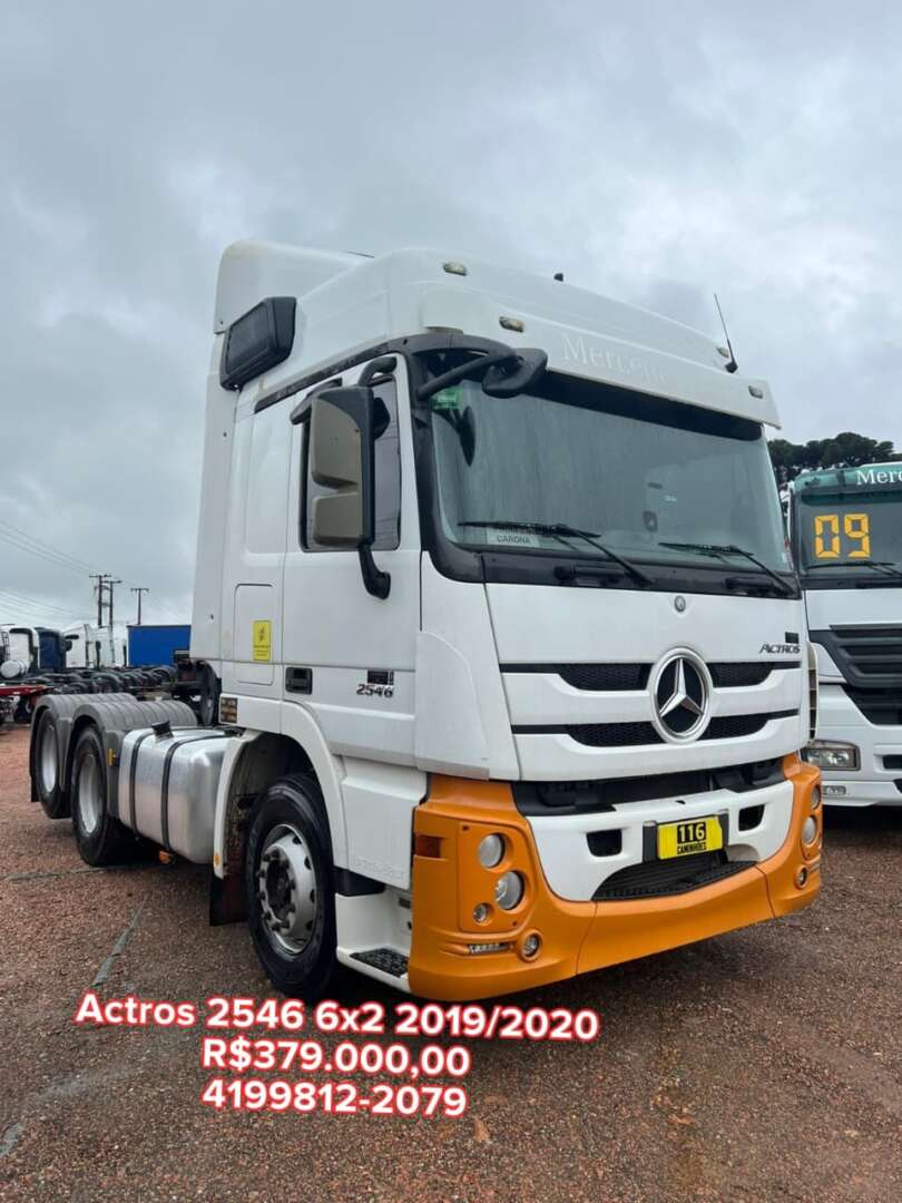 Caminhão MERCEDES BENZ MB 2546 Cavalo Mecânico ANO 2019 de 116 Caminhões no Paraná