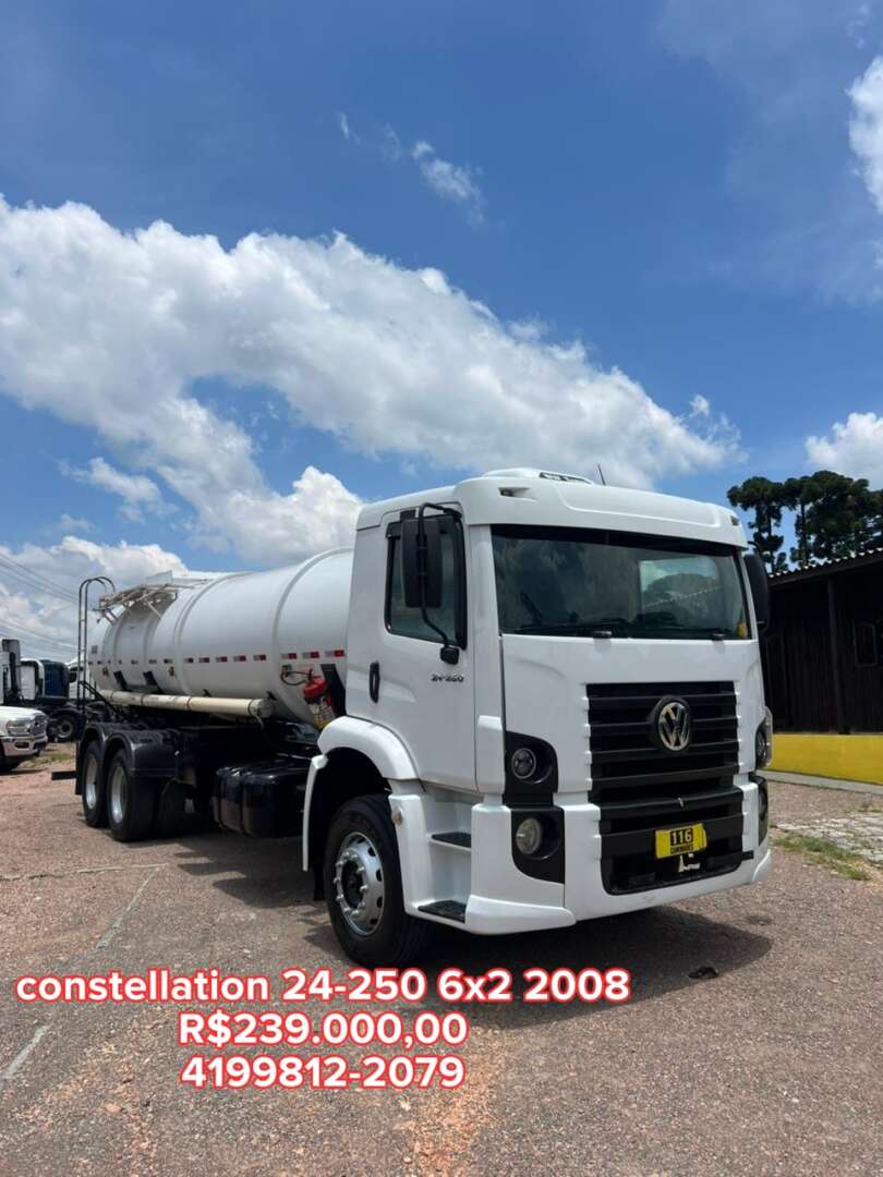 Caminhão VOLKSWAGEN VW 24250 Tanque&nbsp;Aço ANO 2008 de 116 Caminhões no Paraná