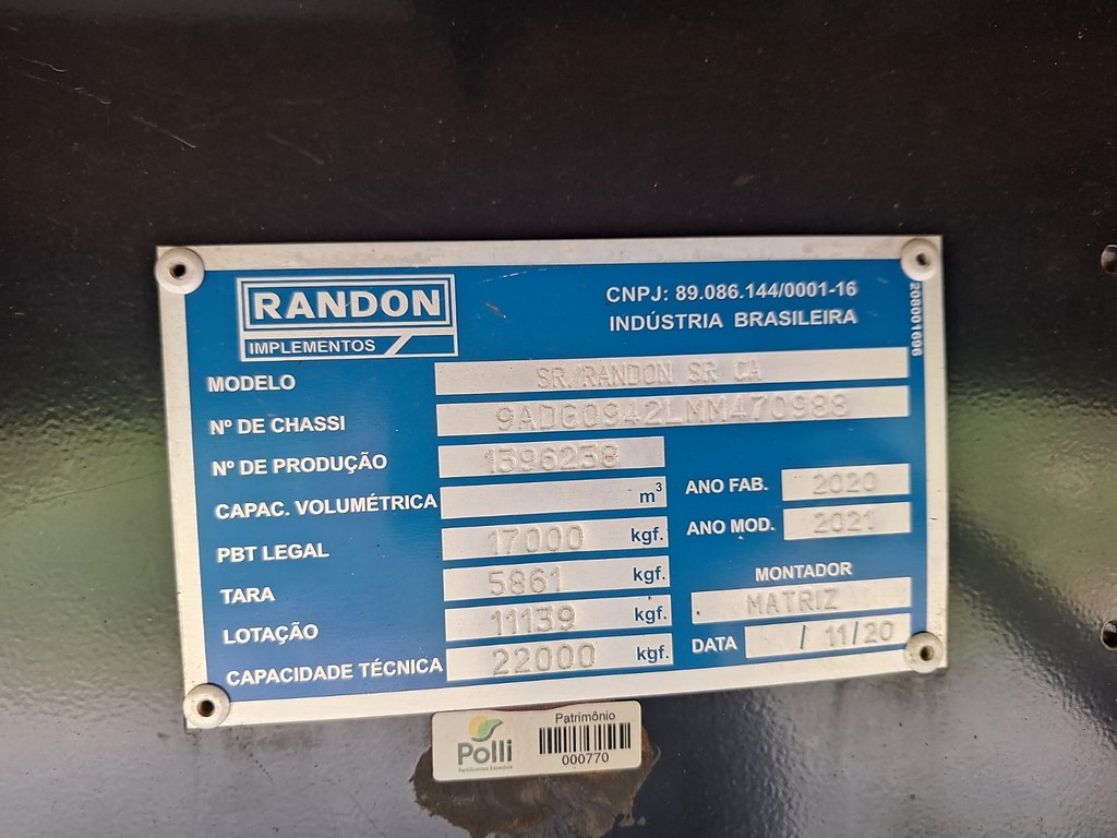 Carreta RODOTREM GRANELEIRO Randon ANO 2021 9 Eixos de Rodo Serra Caminhões na Santa Catarina