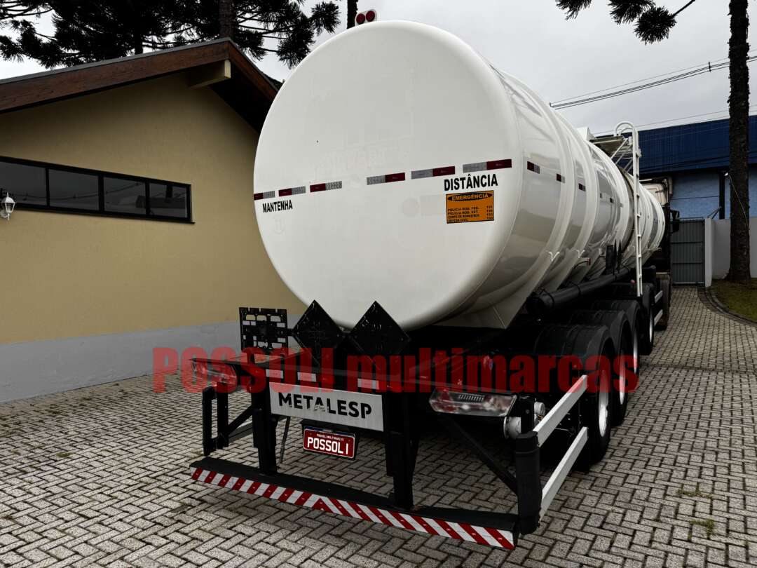 Carreta SEMI-REBOQUE TANQUE ACO Metalesp ANO 2023 4 Eixos de Possoli Multimarcas no Paraná