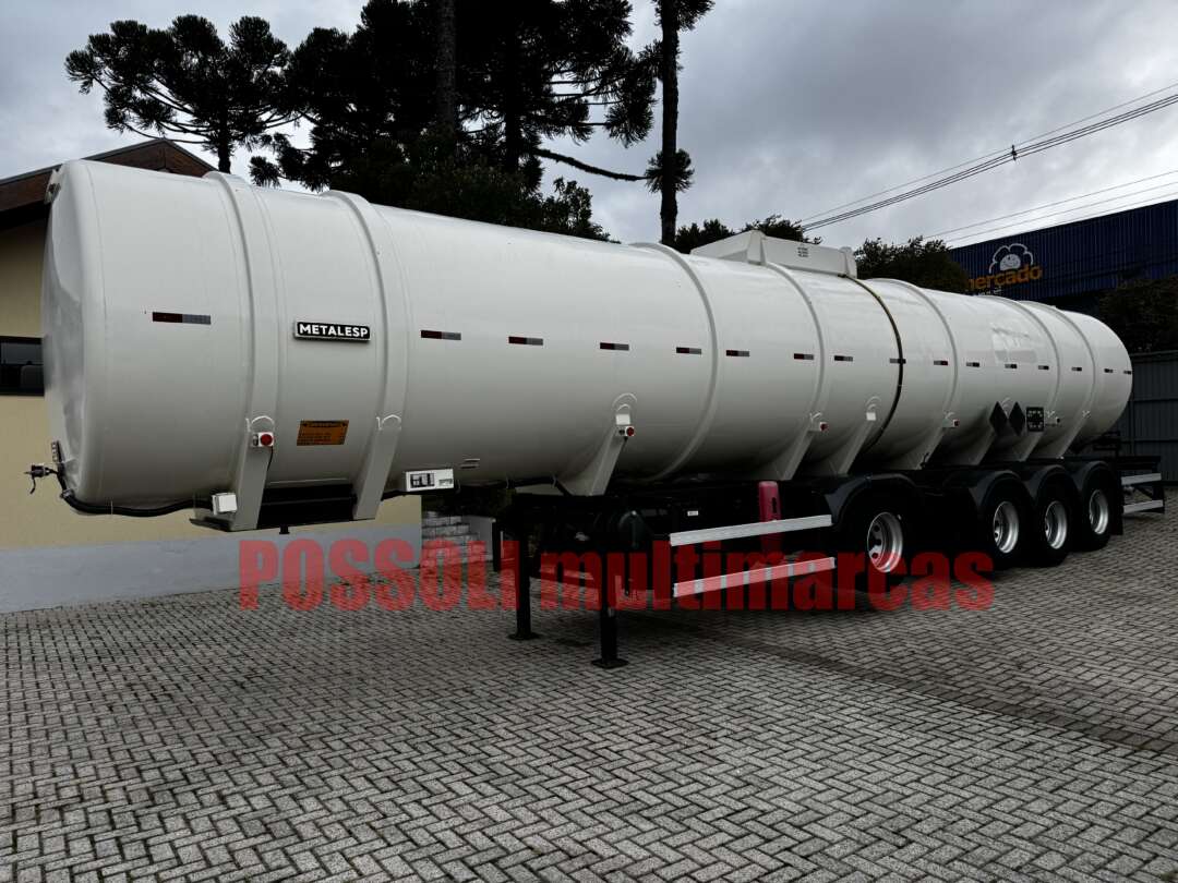Carreta SEMI-REBOQUE TANQUE ACO Metalesp ANO 2023 4 Eixos de Possoli Multimarcas no Paraná