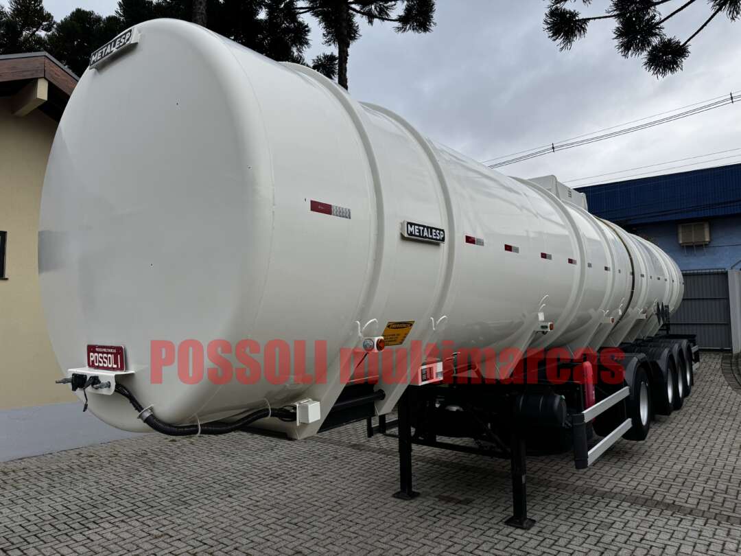 Carreta SEMI-REBOQUE TANQUE ACO Metalesp ANO 2023 4 Eixos de Possoli Multimarcas no Paraná