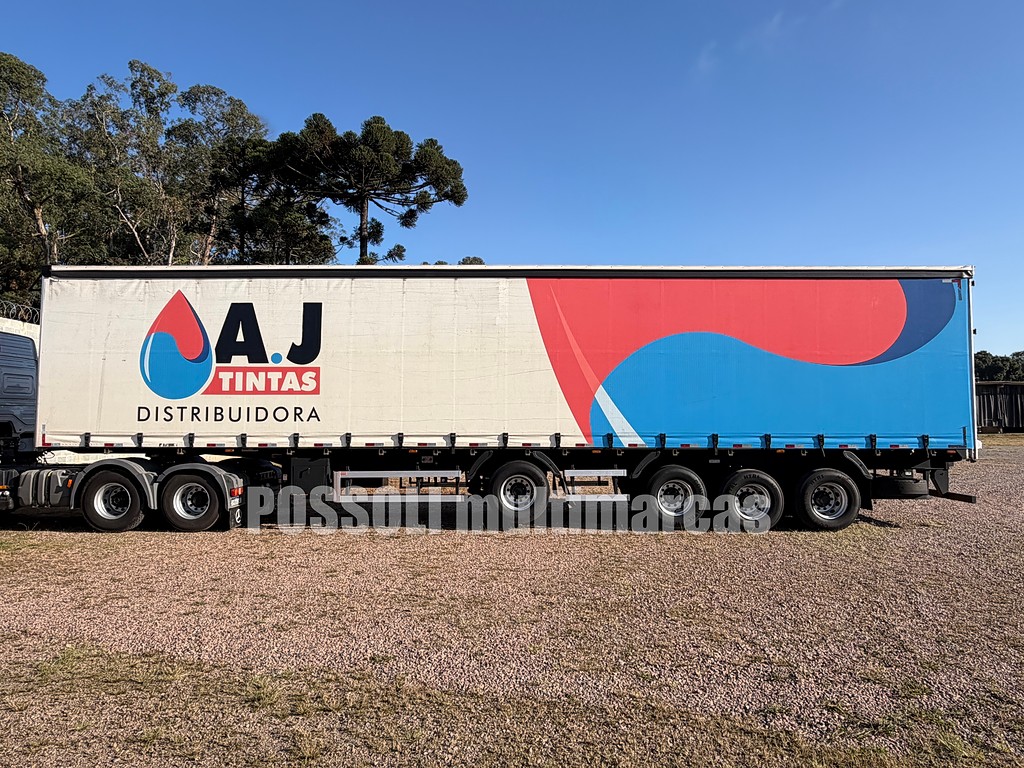 Carreta SEMI-REBOQUE BAU SIDER Truckvan ANO 2025 4 Eixos de Possoli Multimarcas no Paraná