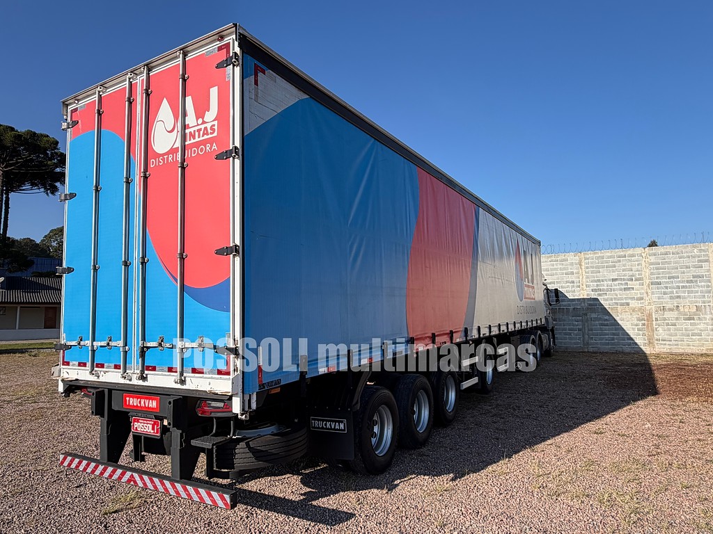Carreta SEMI-REBOQUE BAU SIDER Truckvan ANO 2025 4 Eixos de Possoli Multimarcas no Paraná