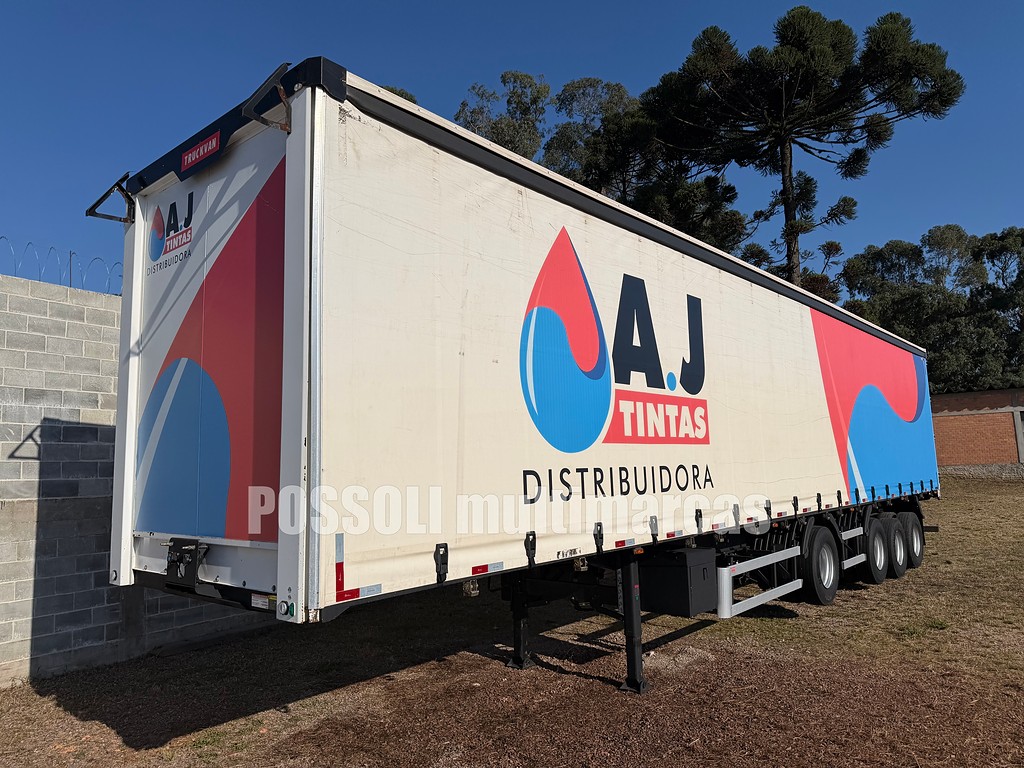 Carreta SEMI-REBOQUE BAU SIDER Truckvan ANO 2025 4 Eixos de Possoli Multimarcas no Paraná