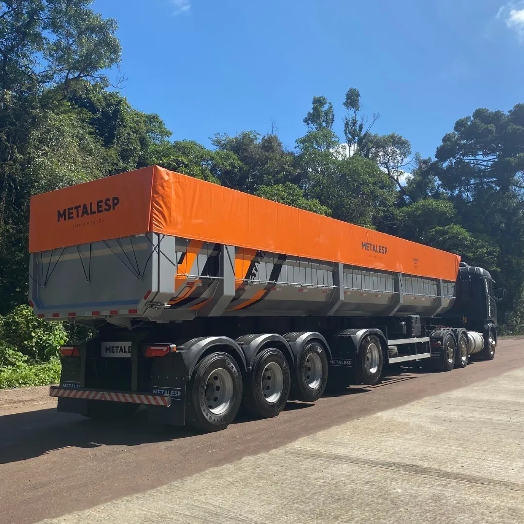 Carreta SEMI-REBOQUE CACAMBA Metalesp ANO 2024 4 Eixos de MegaTruck MS no Mato Grosso do Sul