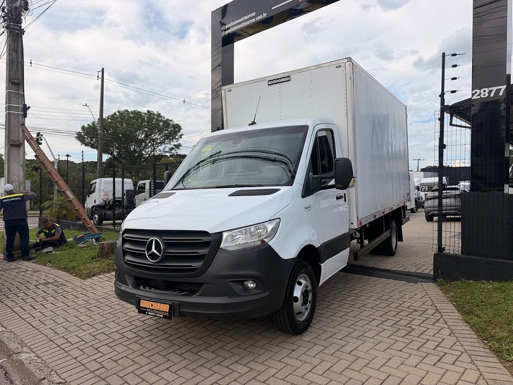 Caminhão ·UTILITÁRIO MERCEDES BENZ SPRINTER PICK-UP 516 Baú Furgão ANO 2021
