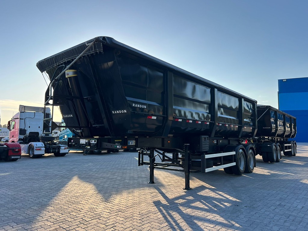 Carreta BITREM 9 EIXOS BASCULANTE Randon ANO 2023 6 Eixos de Rodolima Caminhoes no Paraná