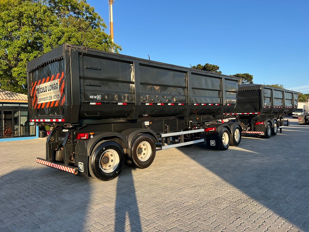 Carreta BITREM 9 EIXOS BASCULANTE Randon ANO 2023 6 Eixos de Rodolima Caminhoes no Paraná