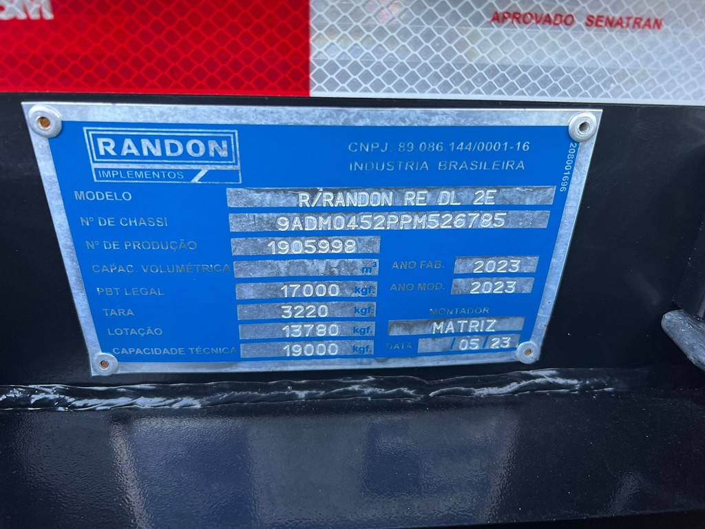 Carreta BITREM 9 EIXOS BASCULANTE Randon ANO 2023 6 Eixos de Rodolima Caminhoes no Paraná