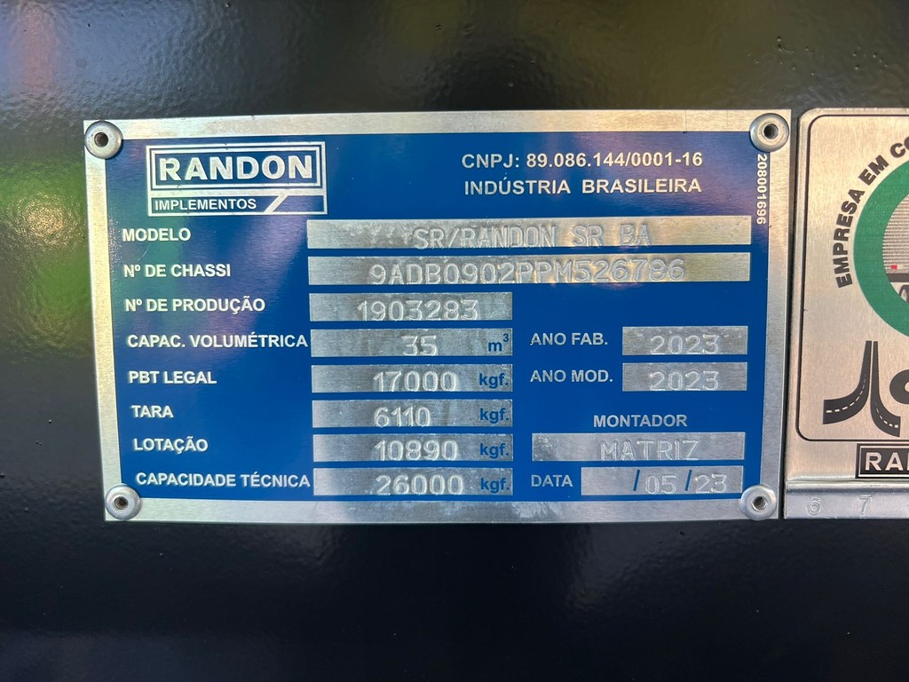 Carreta BITREM 9 EIXOS BASCULANTE Randon ANO 2023 6 Eixos de Rodolima Caminhoes no Paraná