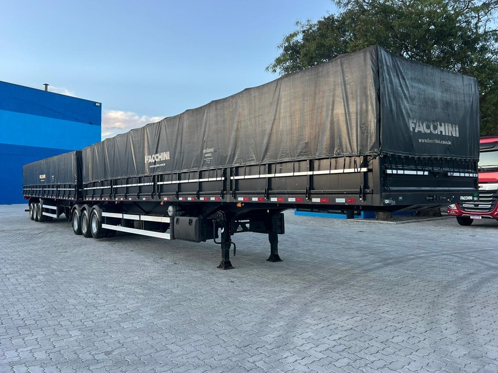 Carreta BITREM 9 EIXOS GRANELEIRO Facchini ANO 2024 9 Eixos de Rodolima Caminhoes no Paraná