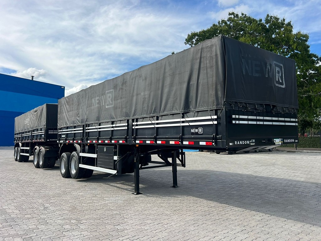 Carreta BITREM 9 EIXOS GRANELEIRO Randon ANO 2023 6 Eixos de Rodolima Caminhoes no Paraná