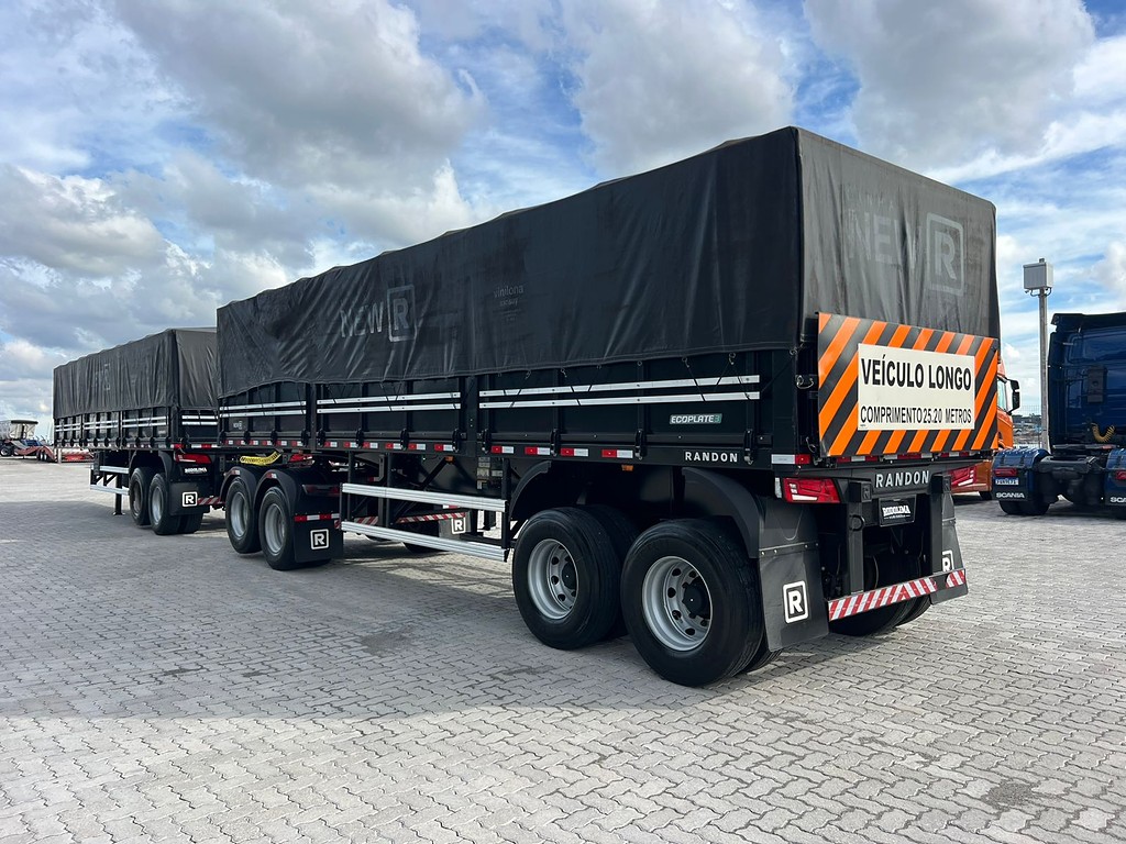 Carreta BITREM 9 EIXOS GRANELEIRO Randon ANO 2023 6 Eixos de Rodolima Caminhoes no Paraná