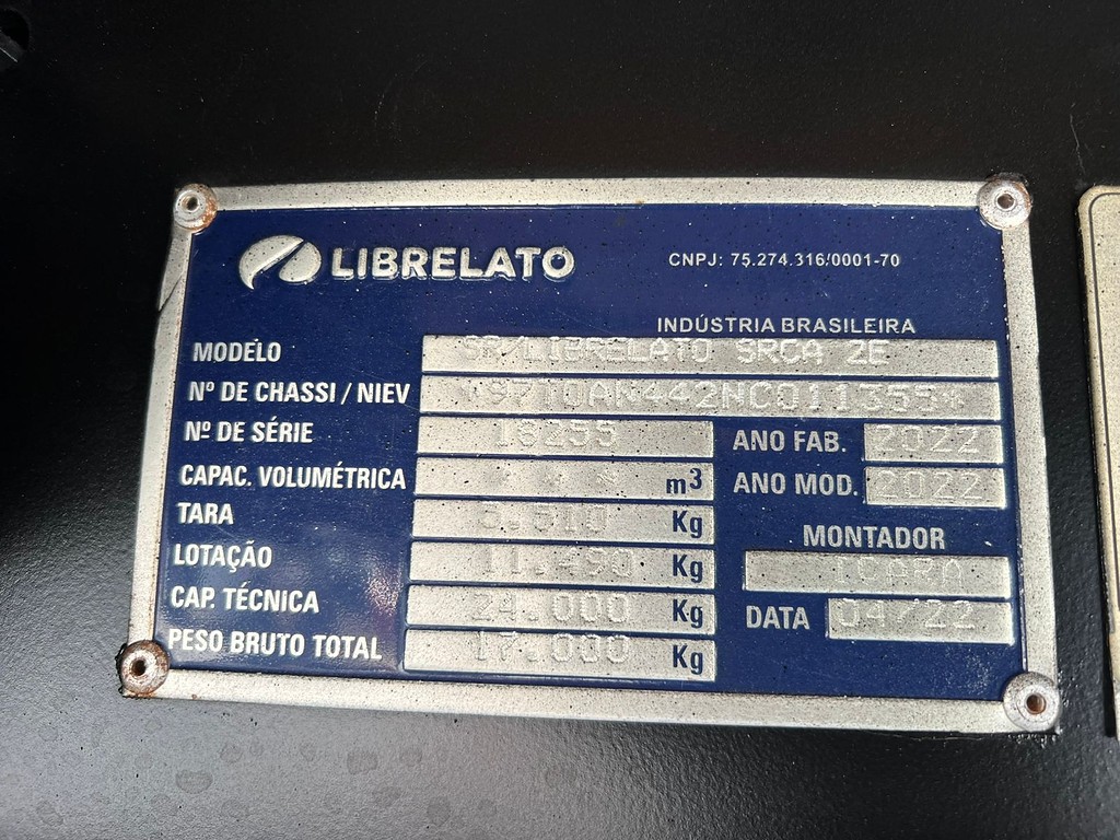 Carreta RODOTREM GRANELEIRO Librelato ANO 2022 9 Eixos de Rodolima Caminhoes no Paraná