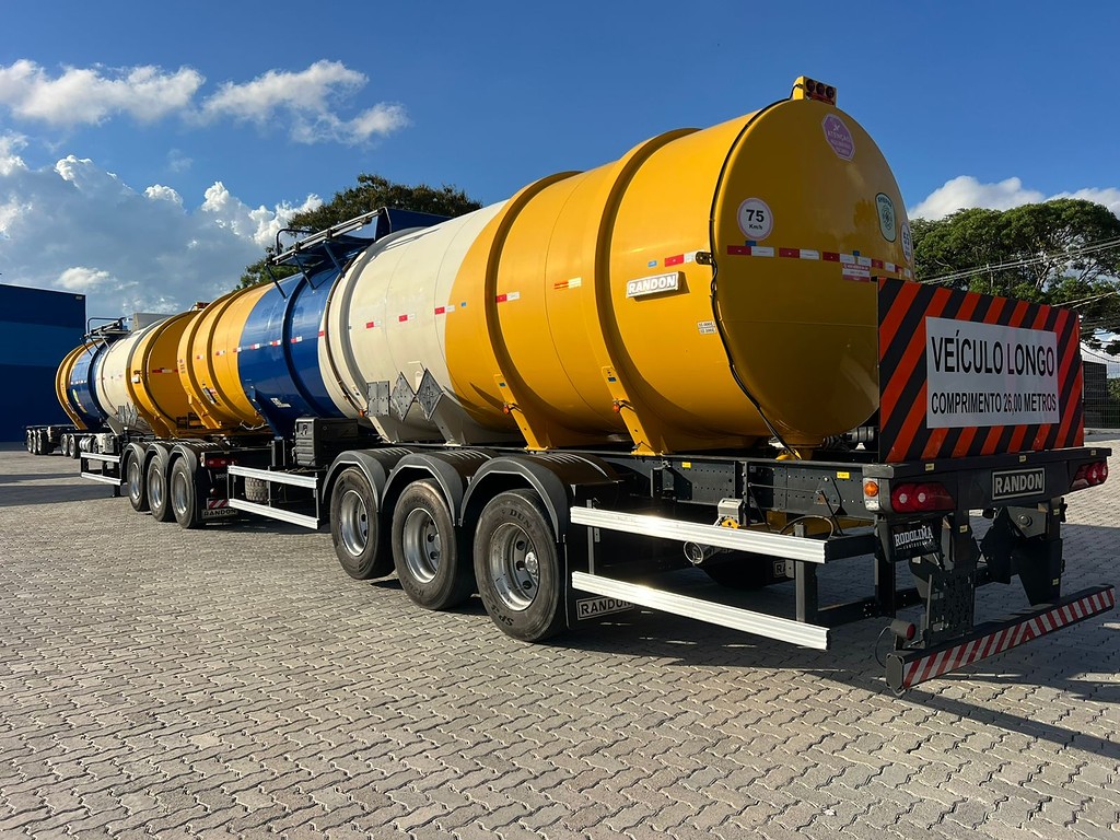 Carreta BITREM 9 EIXOS TANQUE AÇO Randon ANO 2020 9 Eixos de Rodolima Caminhoes no Paraná