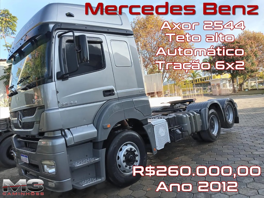 Caminhão MERCEDES BENZ MB 2544 Cavalo Mecânico ANO 2012 de M3 Caminhões na Minas Gerais