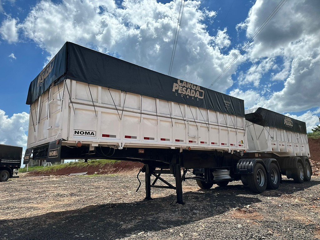 Carreta BITREM CACAMBA Noma ANO 2011 4 Eixos de Puchalski Implementos no Paraná