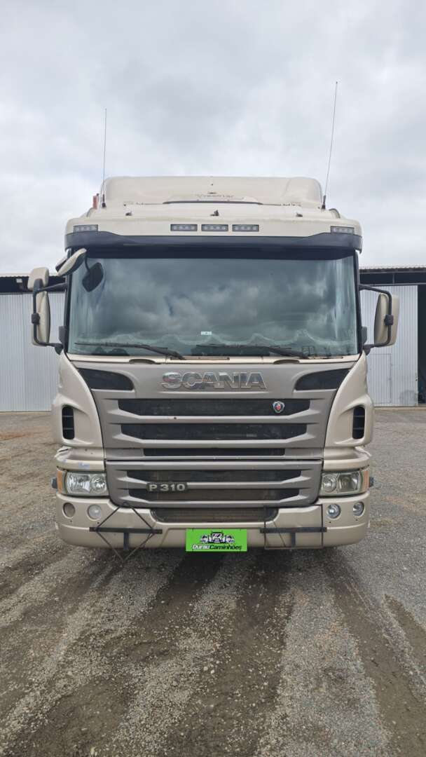 Caminhão SCANIA P310 Baú Furgão + Plataforma Elevatória ANO 2014 de Durau e Stoco Comercio de Caminhões LTDA no Paraná