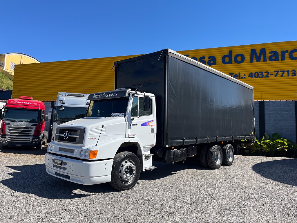 Caminhão MERCEDES BENZ MB 1620 Baú Sider ANO 2008 de Siqueira Caminhões em São Paulo
