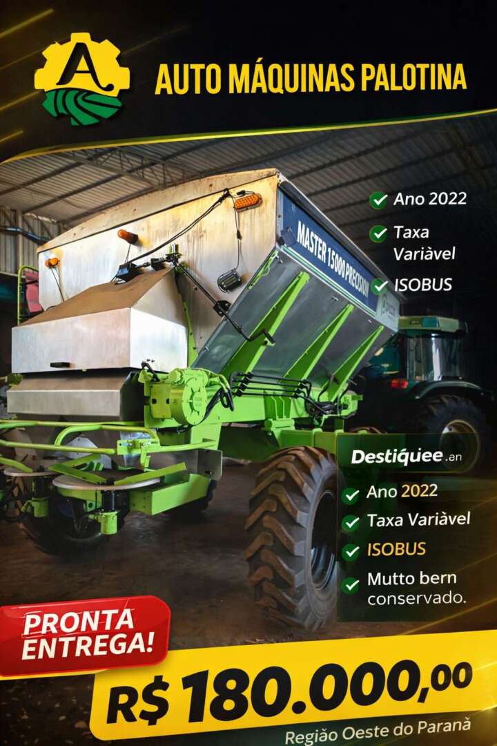IMPLEMENTOS AGRICOLAS DISTRIBUIDOR CALCÁRIO 15000 Kg ANO 2022 de Auto Máquinas Palotina no Paraná