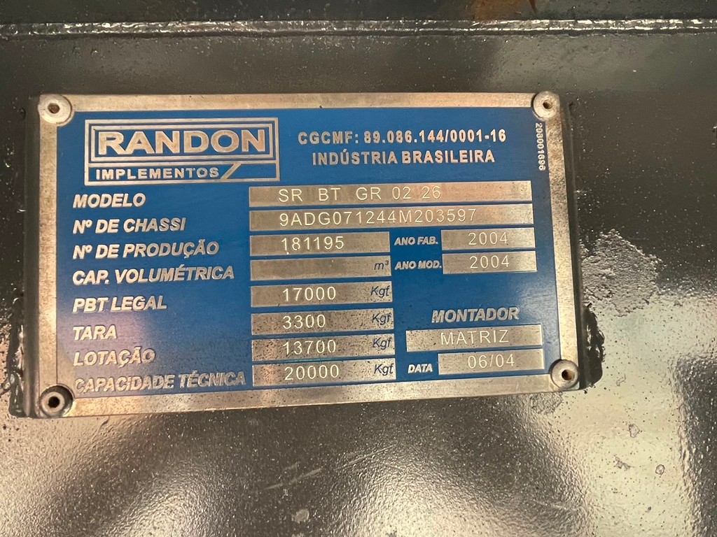 Carreta BITREM CARGA SECA Randon ANO 2004 Outros de Jeff Caminhões e Carretas no Paraná