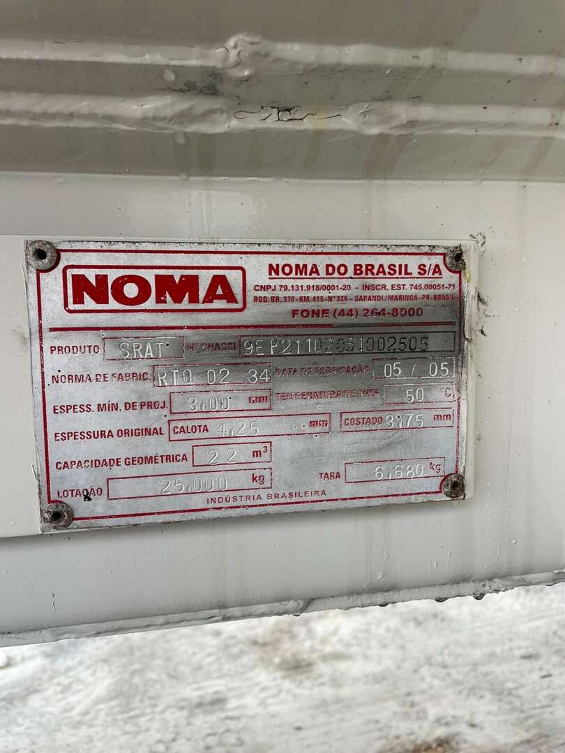 Carreta BITREM TANQUE AÇO Noma ANO 1995 6 Eixos de Jeff Caminhões e Carretas no Paraná