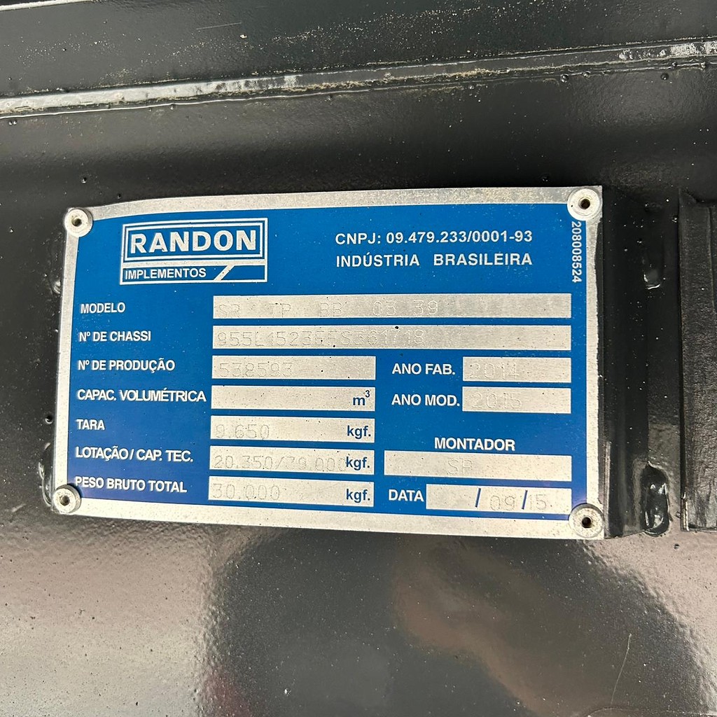 Carreta SEMI-REBOQUE BAU SIDER Randon ANO 2015 1+1+1 Vanderleia de Patio 201 Caminhoes e Carretas no Paraná