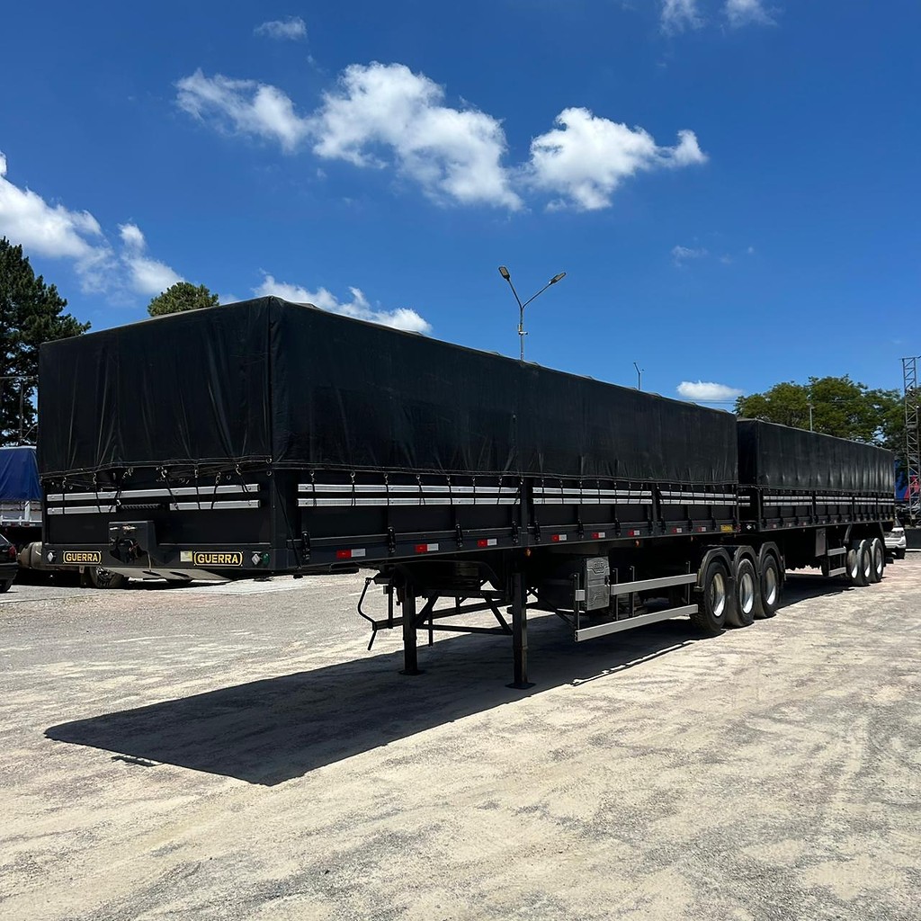 Carreta BITREM 9 EIXOS GRANELEIRO Guerra ANO 2016 9 Eixos de Patio 201 Caminhoes e Carretas no Paraná