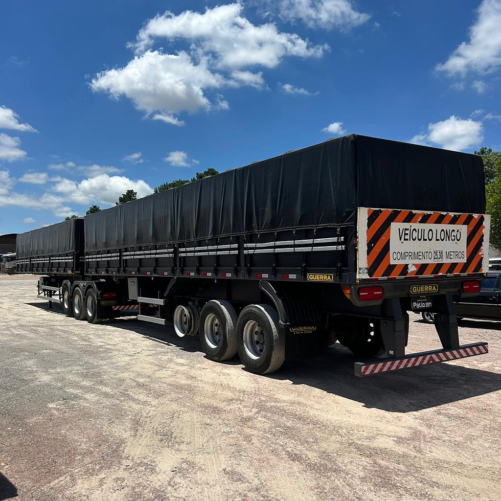 Carreta BITREM 9 EIXOS GRANELEIRO Guerra ANO 2016 9 Eixos de Patio 201 Caminhoes e Carretas no Paraná