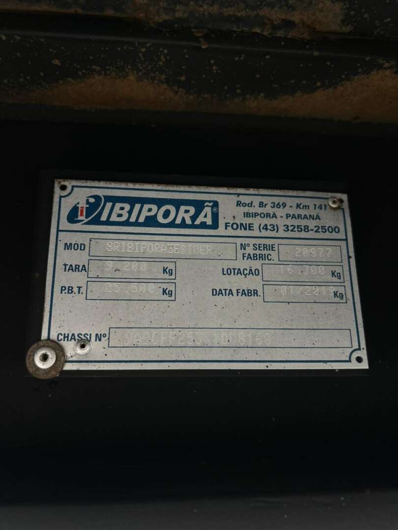 Carreta SEMI-REBOQUE BAU SIDER Ibipora ANO 2019 3 Eixos de Patio 201 Caminhoes e Carretas no Paraná