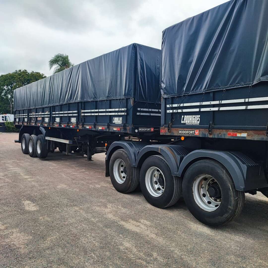 Carreta BITREM 9 EIXOS GRANELEIRO Rodofort ANO 2022 9 Eixos de Patio 201 Caminhoes e Carretas no Paraná