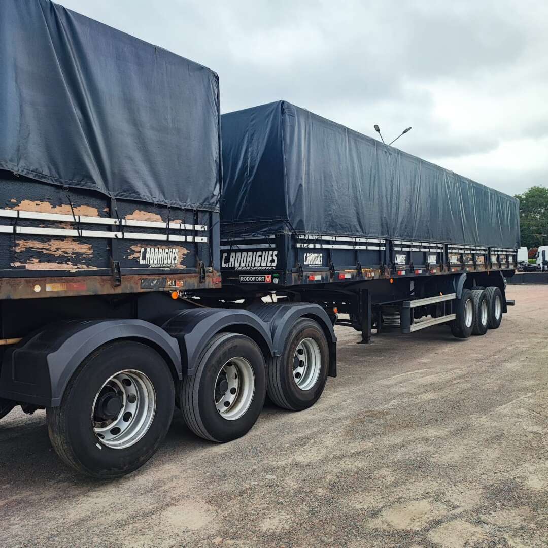 Carreta BITREM 9 EIXOS GRANELEIRO Rodofort ANO 2022 9 Eixos de Patio 201 Caminhoes e Carretas no Paraná