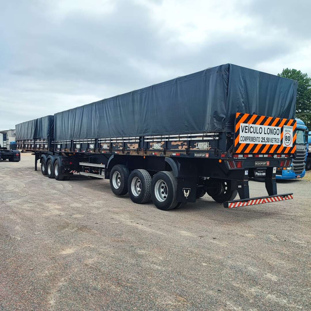 Carreta BITREM 9 EIXOS GRANELEIRO Rodofort ANO 2022 9 Eixos de Patio 201 Caminhoes e Carretas no Paraná