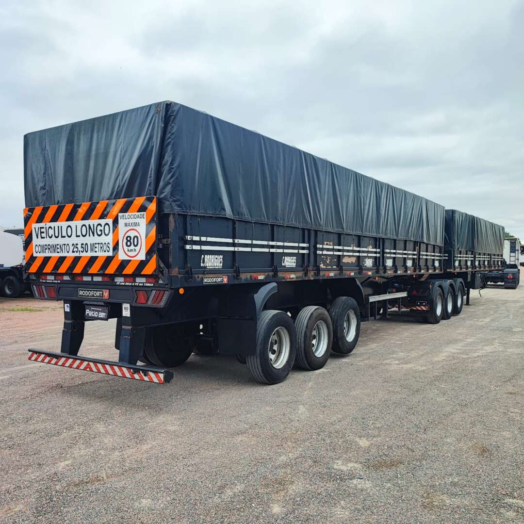 Carreta BITREM 9 EIXOS GRANELEIRO Rodofort ANO 2022 9 Eixos de Patio 201 Caminhoes e Carretas no Paraná