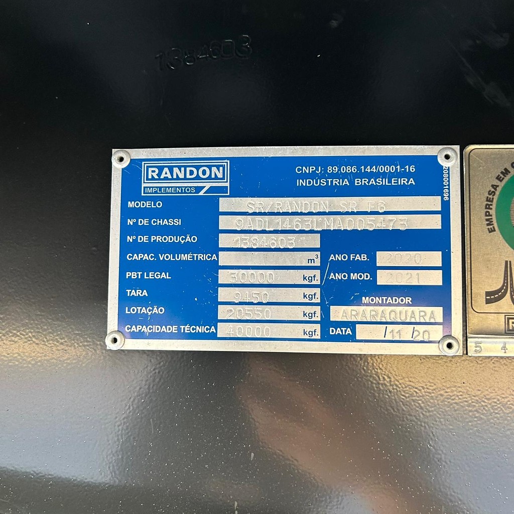 Carreta SEMI-REBOQUE BAU SIDER Randon ANO 2021 1+1+1 Vanderleia de Patio 201 Caminhoes e Carretas no Paraná